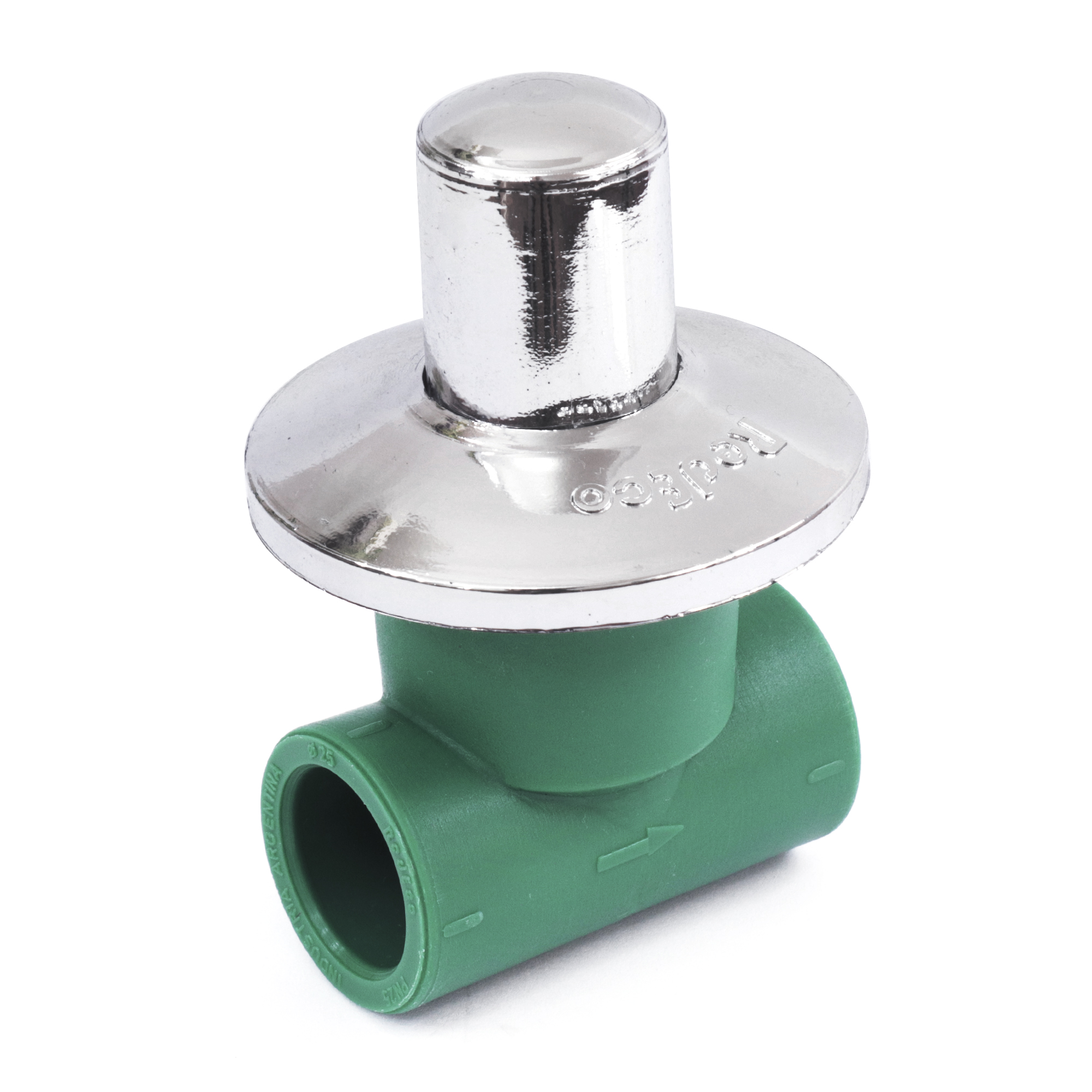 Llave de paso vástago ppn campana cromada Ø 20-25-32mm