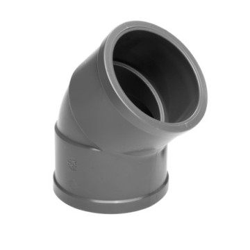 Codo 45º PVC Soldable