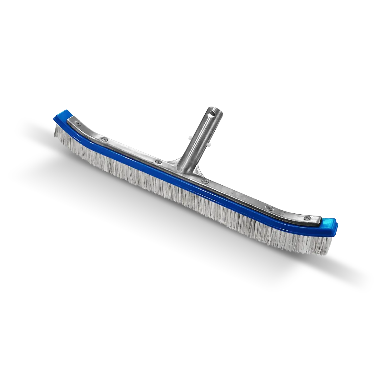 Cepillo metálico – curvo 46 cm (cerdas Nylon – INOX)