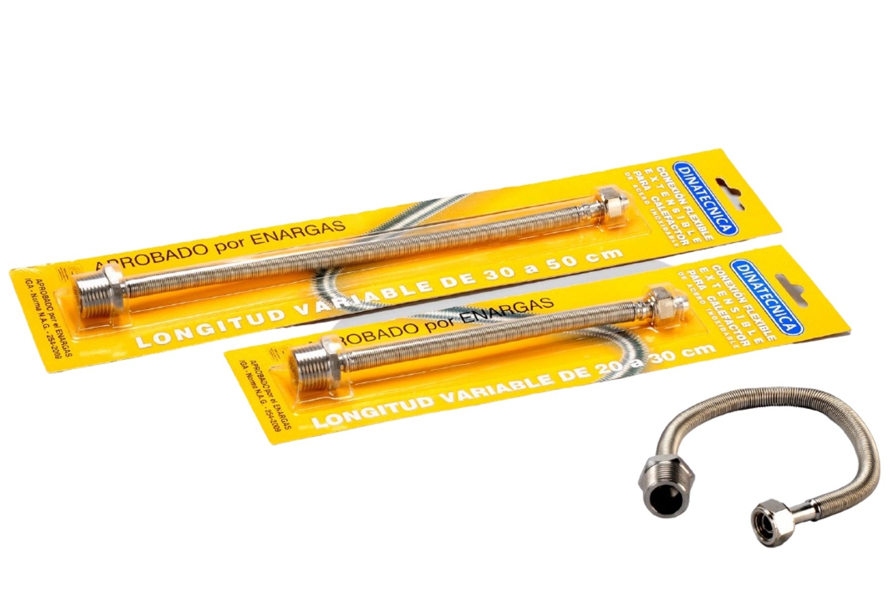 Extensibles aprobados para calefactor/termo
